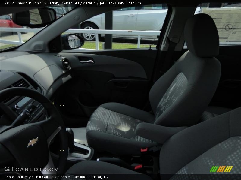 Cyber Gray Metallic / Jet Black/Dark Titanium 2012 Chevrolet Sonic LS Sedan