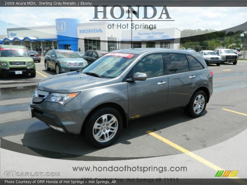 Sterling Gray Metallic / Ebony 2009 Acura MDX
