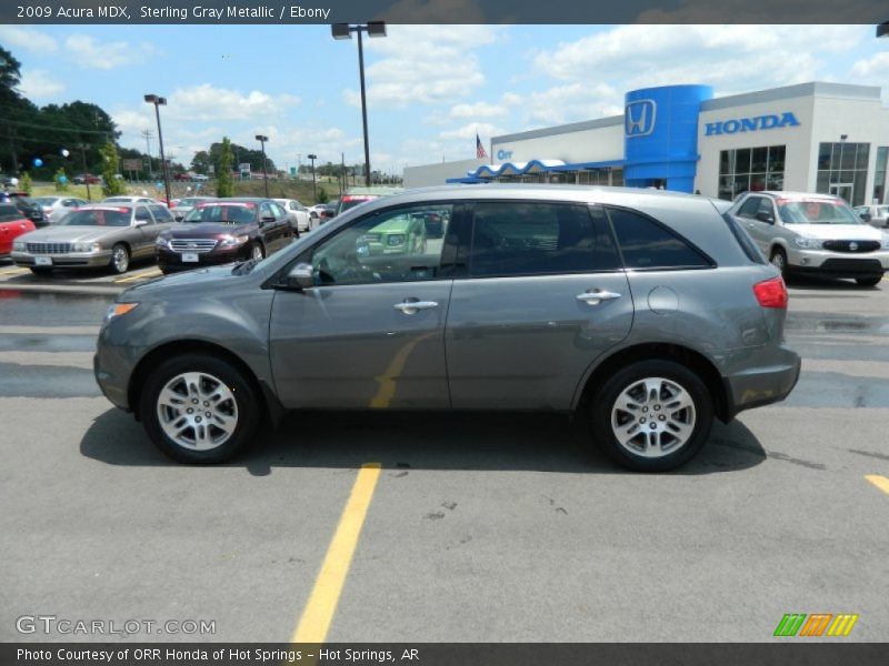 Sterling Gray Metallic / Ebony 2009 Acura MDX