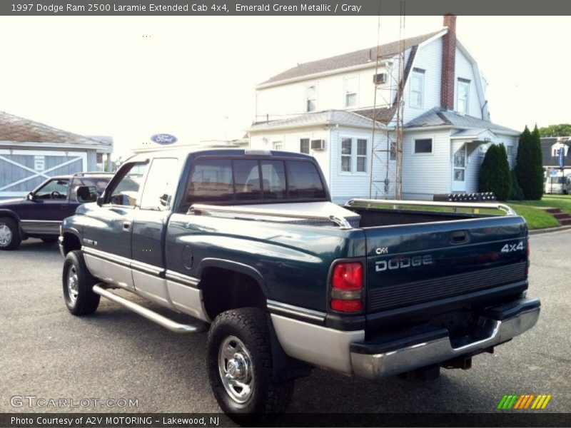 Emerald Green Metallic / Gray 1997 Dodge Ram 2500 Laramie Extended Cab 4x4