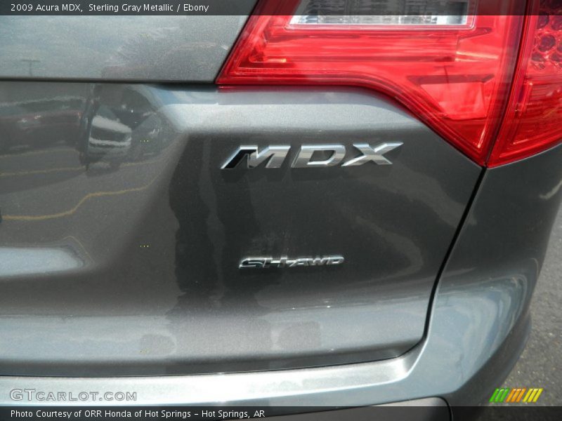 Sterling Gray Metallic / Ebony 2009 Acura MDX