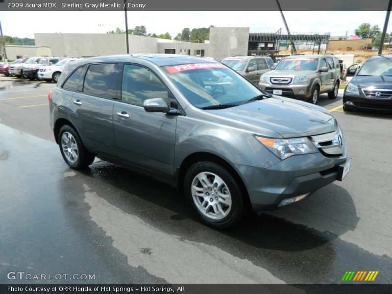 Sterling Gray Metallic / Ebony 2009 Acura MDX
