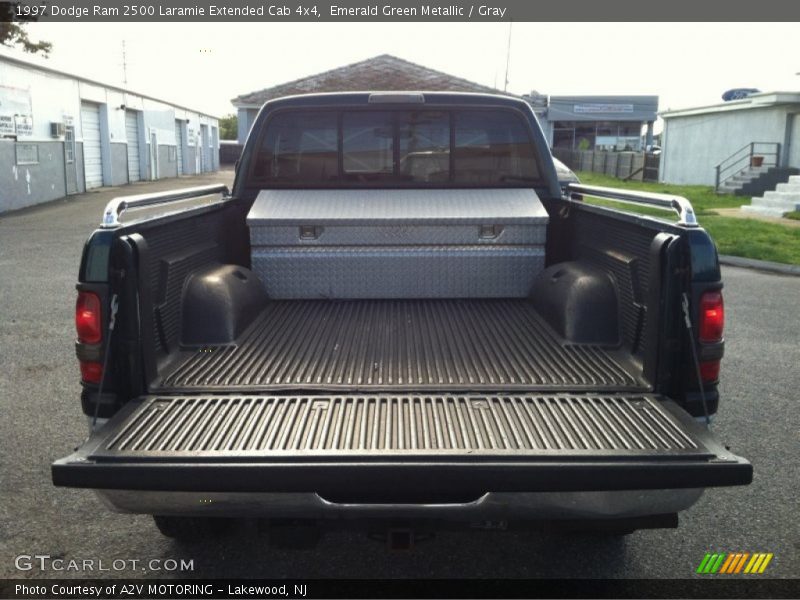 Emerald Green Metallic / Gray 1997 Dodge Ram 2500 Laramie Extended Cab 4x4