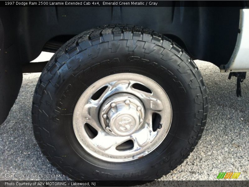 Emerald Green Metallic / Gray 1997 Dodge Ram 2500 Laramie Extended Cab 4x4