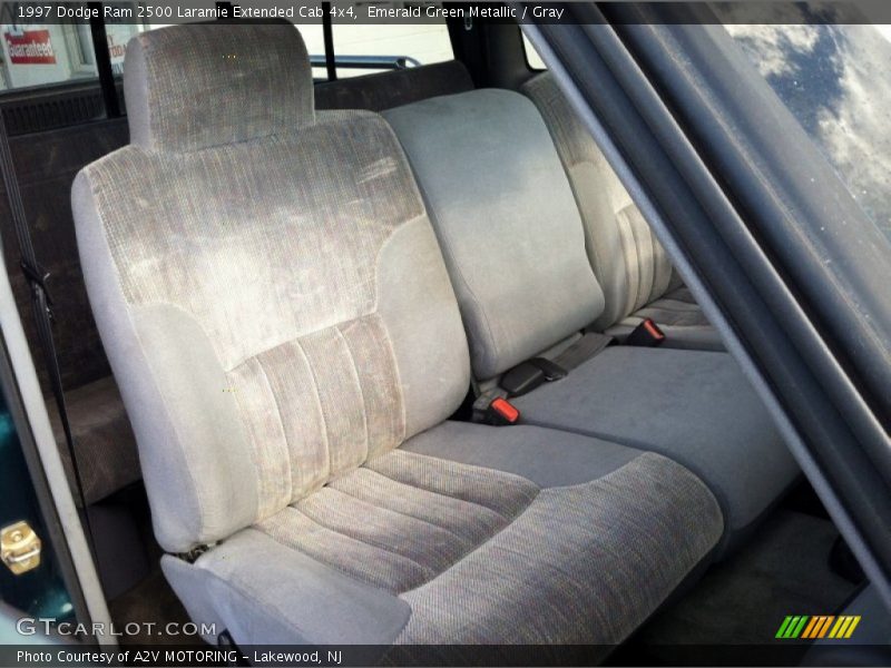 Emerald Green Metallic / Gray 1997 Dodge Ram 2500 Laramie Extended Cab 4x4