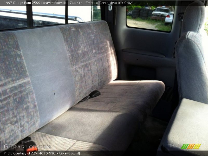Emerald Green Metallic / Gray 1997 Dodge Ram 2500 Laramie Extended Cab 4x4