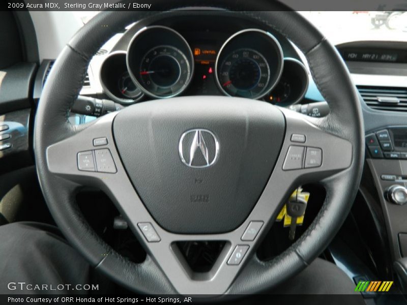Sterling Gray Metallic / Ebony 2009 Acura MDX