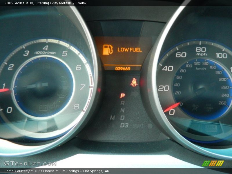 Sterling Gray Metallic / Ebony 2009 Acura MDX