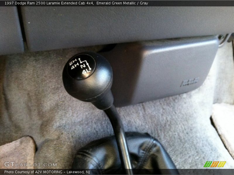 Emerald Green Metallic / Gray 1997 Dodge Ram 2500 Laramie Extended Cab 4x4
