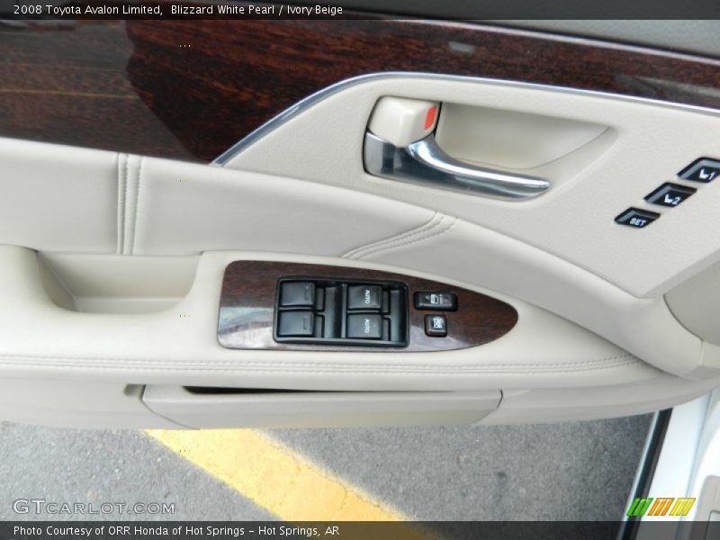 Blizzard White Pearl / Ivory Beige 2008 Toyota Avalon Limited