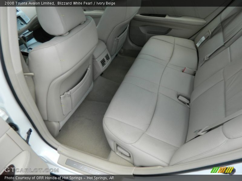 Blizzard White Pearl / Ivory Beige 2008 Toyota Avalon Limited