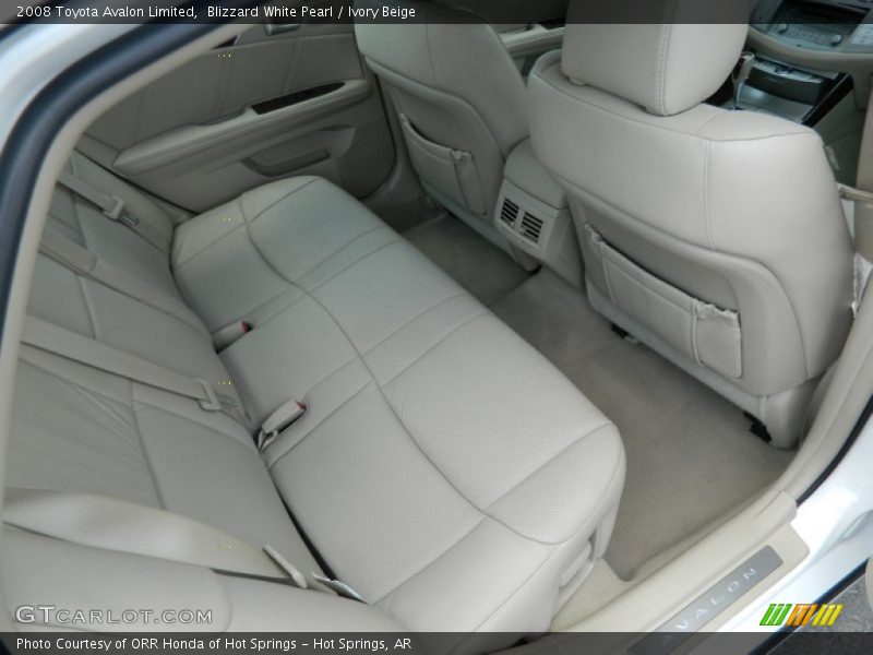 Blizzard White Pearl / Ivory Beige 2008 Toyota Avalon Limited