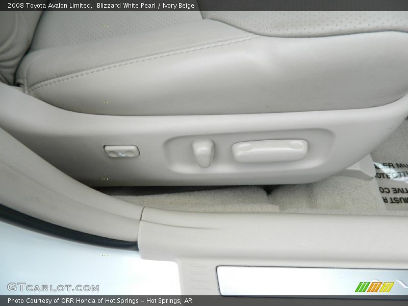 Blizzard White Pearl / Ivory Beige 2008 Toyota Avalon Limited