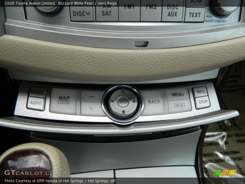 Blizzard White Pearl / Ivory Beige 2008 Toyota Avalon Limited