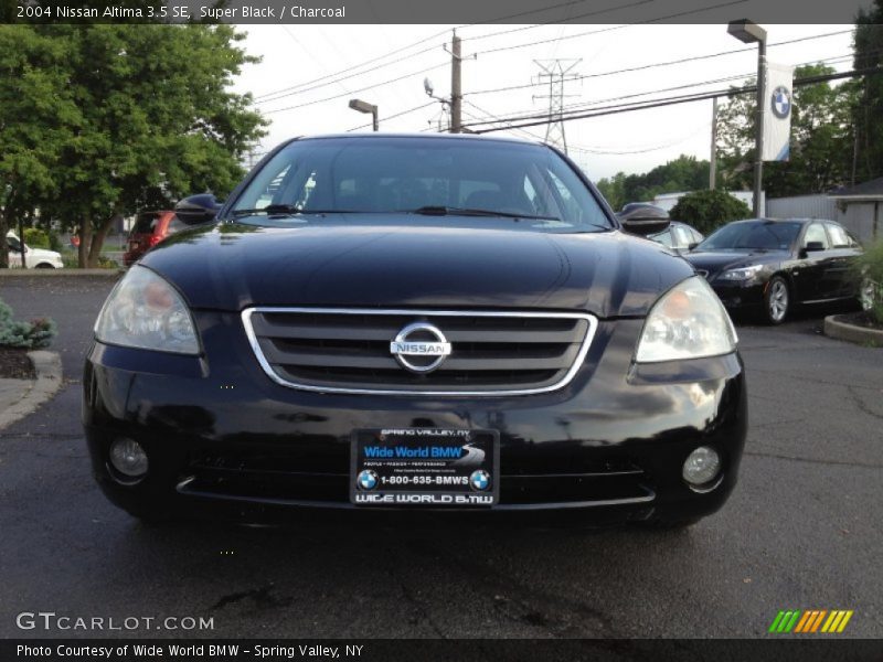 Super Black / Charcoal 2004 Nissan Altima 3.5 SE