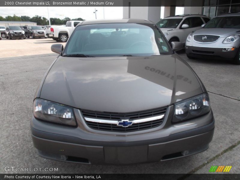 Bronzemist Metallic / Medium Gray 2003 Chevrolet Impala LS
