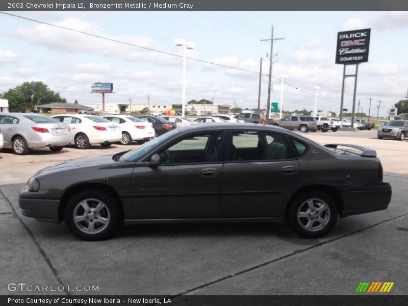 Bronzemist Metallic / Medium Gray 2003 Chevrolet Impala LS