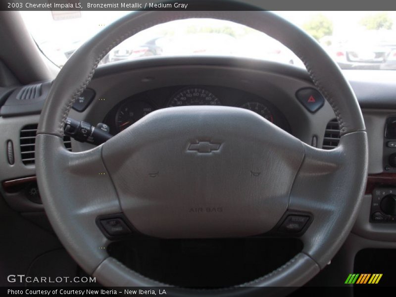 Bronzemist Metallic / Medium Gray 2003 Chevrolet Impala LS