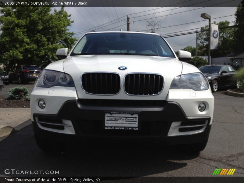 Alpine White / Black 2009 BMW X5 xDrive30i
