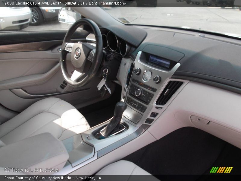 Sunset Blue / Light Titanium/Ebony 2008 Cadillac CTS 4 AWD Sedan