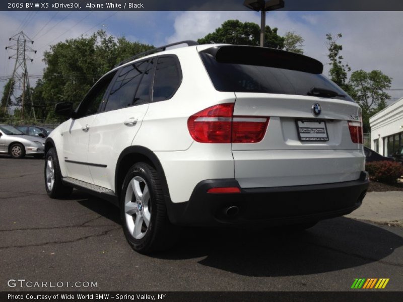 Alpine White / Black 2009 BMW X5 xDrive30i