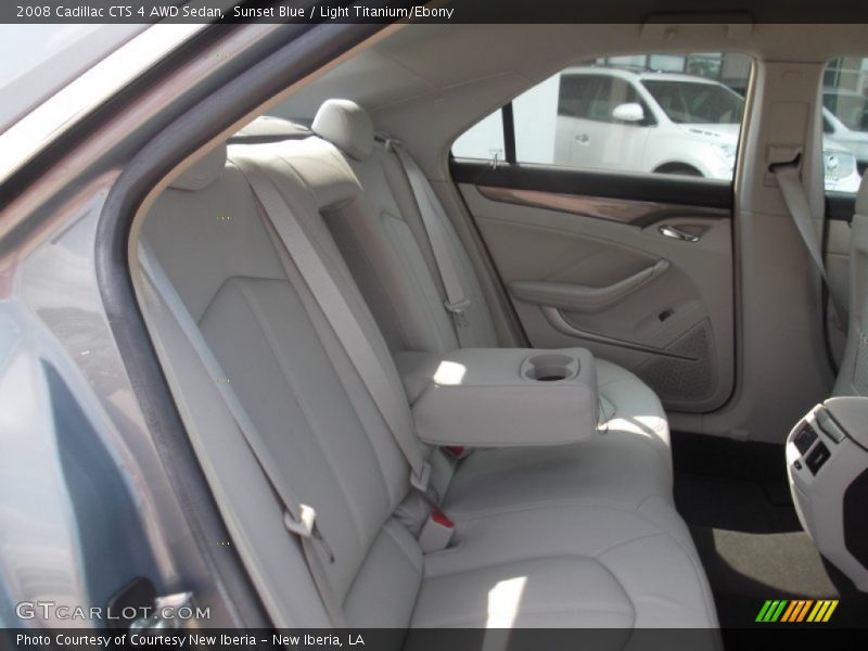 Sunset Blue / Light Titanium/Ebony 2008 Cadillac CTS 4 AWD Sedan