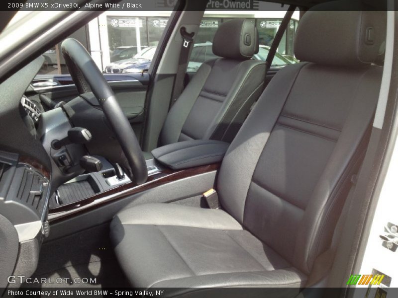 Alpine White / Black 2009 BMW X5 xDrive30i