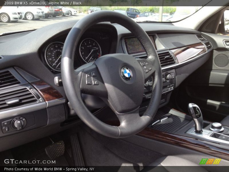 Alpine White / Black 2009 BMW X5 xDrive30i