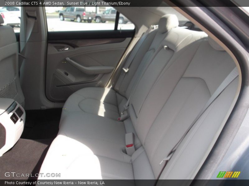 Sunset Blue / Light Titanium/Ebony 2008 Cadillac CTS 4 AWD Sedan