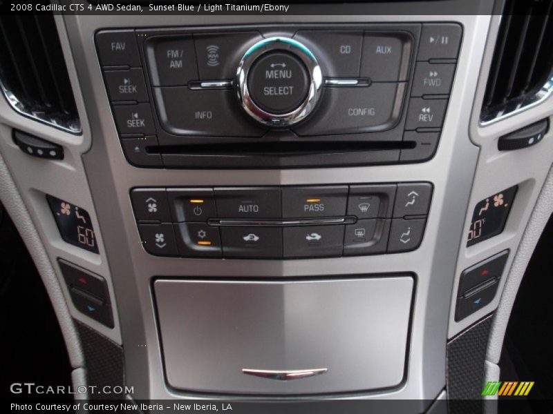 Sunset Blue / Light Titanium/Ebony 2008 Cadillac CTS 4 AWD Sedan