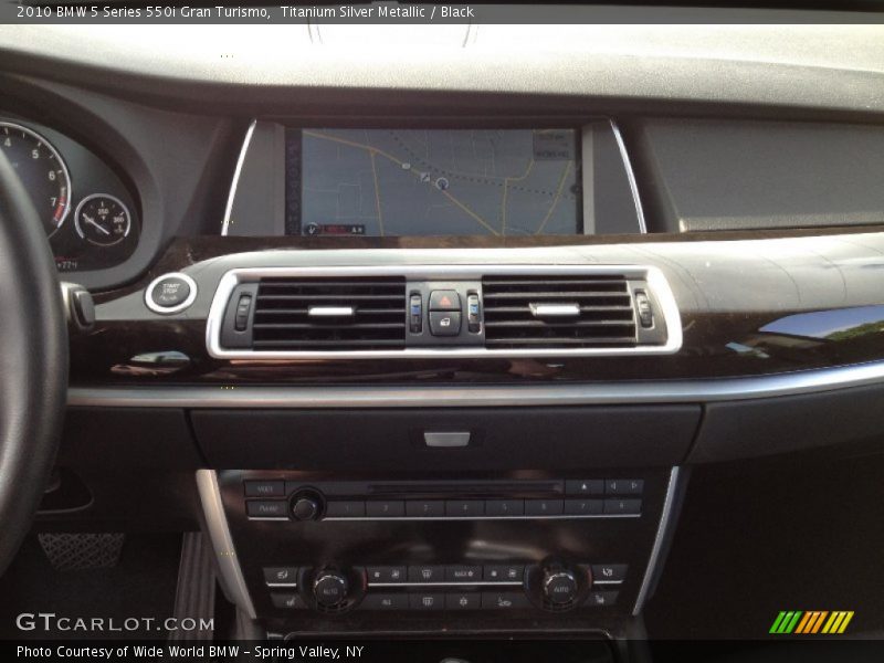 Titanium Silver Metallic / Black 2010 BMW 5 Series 550i Gran Turismo