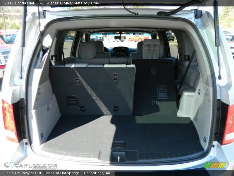 Alabaster Silver Metallic / Gray 2012 Honda Pilot EX-L
