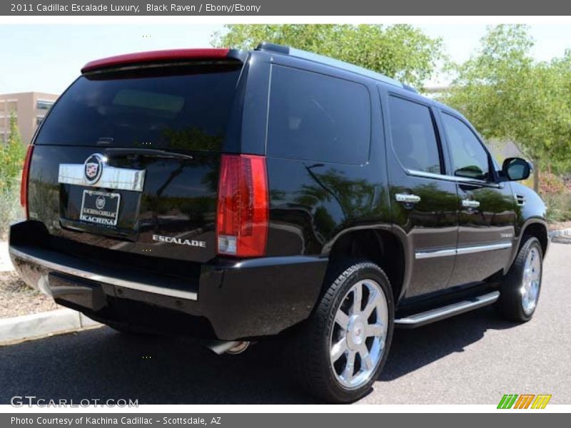Black Raven / Ebony/Ebony 2011 Cadillac Escalade Luxury