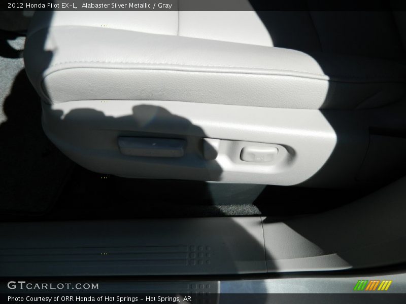 Alabaster Silver Metallic / Gray 2012 Honda Pilot EX-L