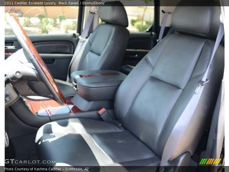 Black Raven / Ebony/Ebony 2011 Cadillac Escalade Luxury