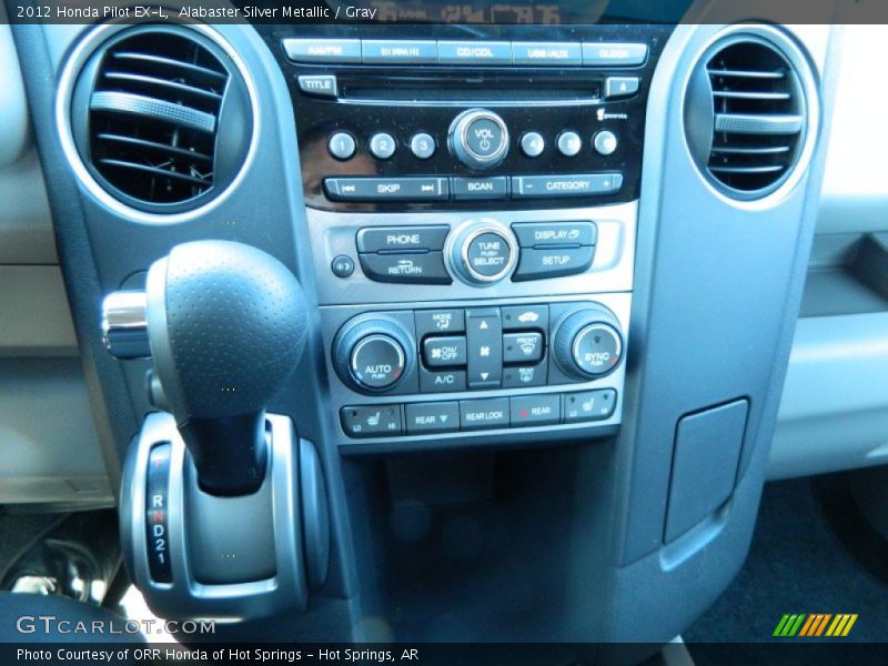 Alabaster Silver Metallic / Gray 2012 Honda Pilot EX-L