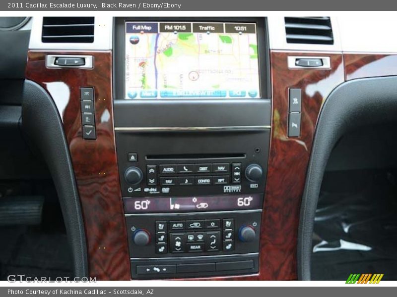 Black Raven / Ebony/Ebony 2011 Cadillac Escalade Luxury