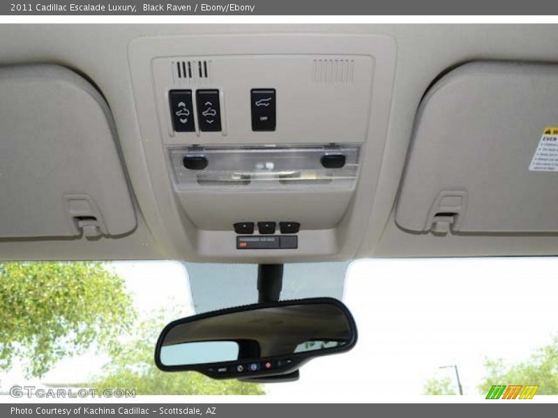 Black Raven / Ebony/Ebony 2011 Cadillac Escalade Luxury