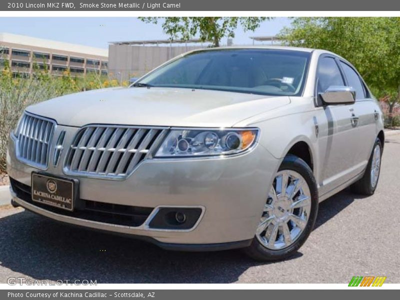 Smoke Stone Metallic / Light Camel 2010 Lincoln MKZ FWD