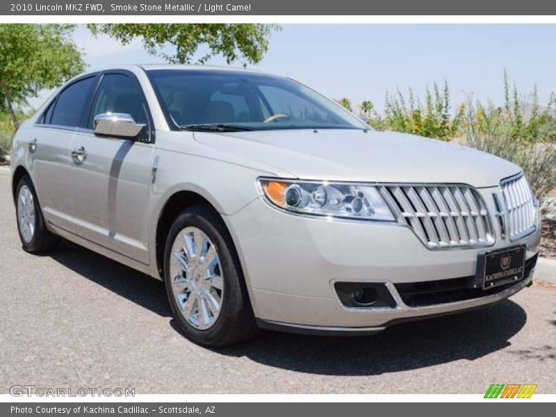 Smoke Stone Metallic / Light Camel 2010 Lincoln MKZ FWD