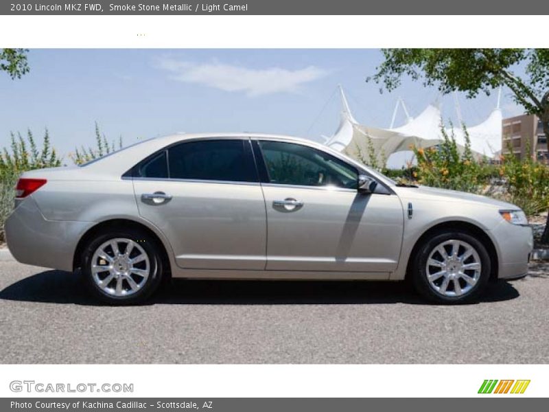 Smoke Stone Metallic / Light Camel 2010 Lincoln MKZ FWD