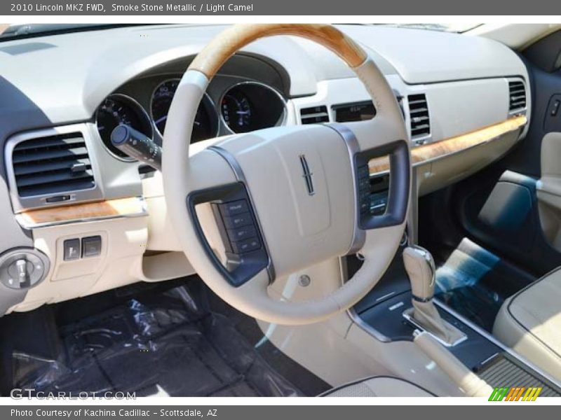Smoke Stone Metallic / Light Camel 2010 Lincoln MKZ FWD