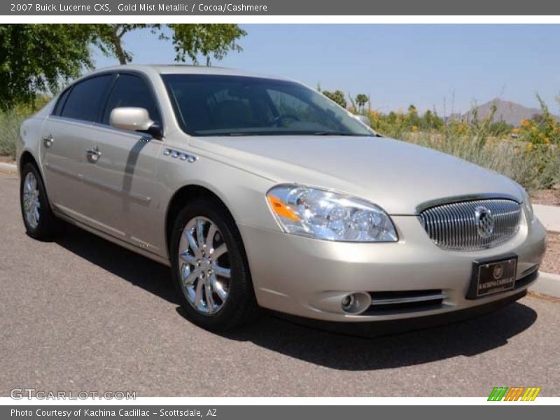 Gold Mist Metallic / Cocoa/Cashmere 2007 Buick Lucerne CXS