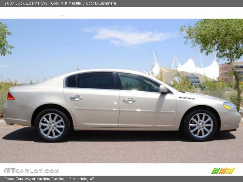 Gold Mist Metallic / Cocoa/Cashmere 2007 Buick Lucerne CXS