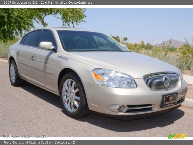 Gold Mist Metallic / Cocoa/Cashmere 2007 Buick Lucerne CXS