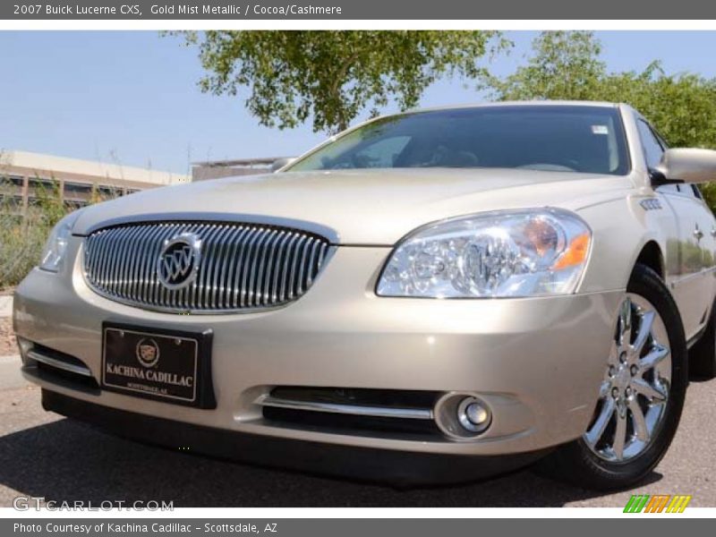 Gold Mist Metallic / Cocoa/Cashmere 2007 Buick Lucerne CXS