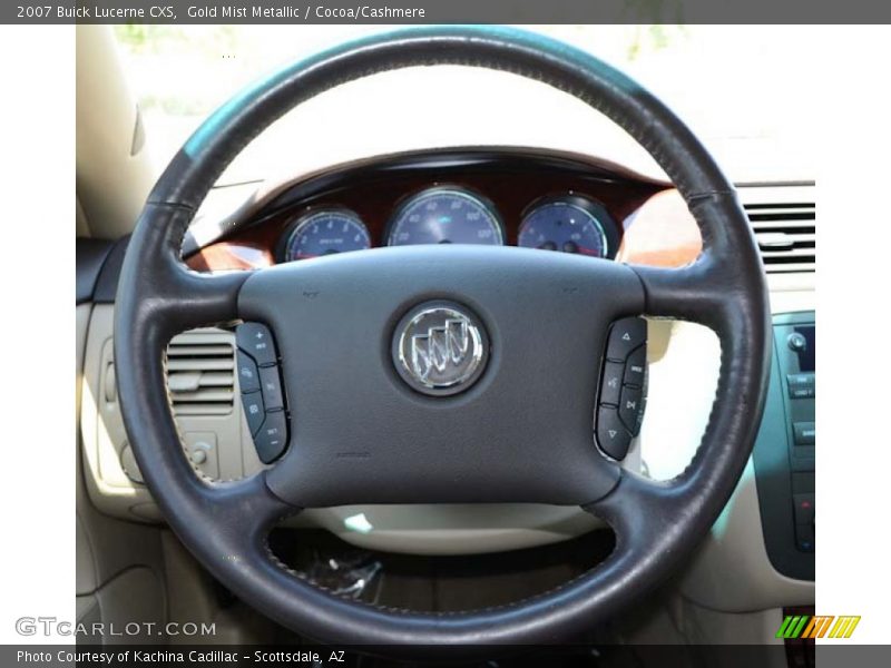 Gold Mist Metallic / Cocoa/Cashmere 2007 Buick Lucerne CXS