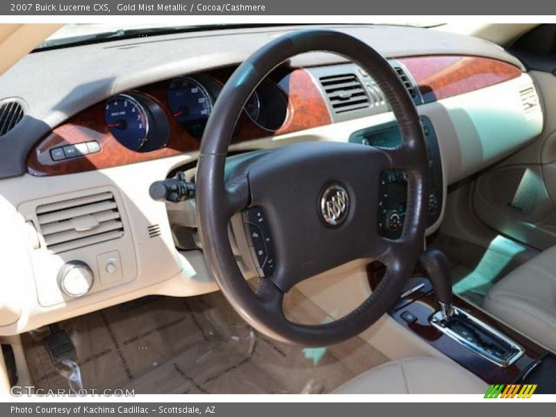 Gold Mist Metallic / Cocoa/Cashmere 2007 Buick Lucerne CXS