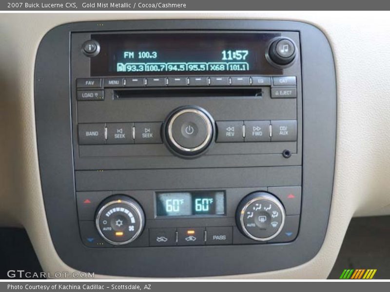 Gold Mist Metallic / Cocoa/Cashmere 2007 Buick Lucerne CXS