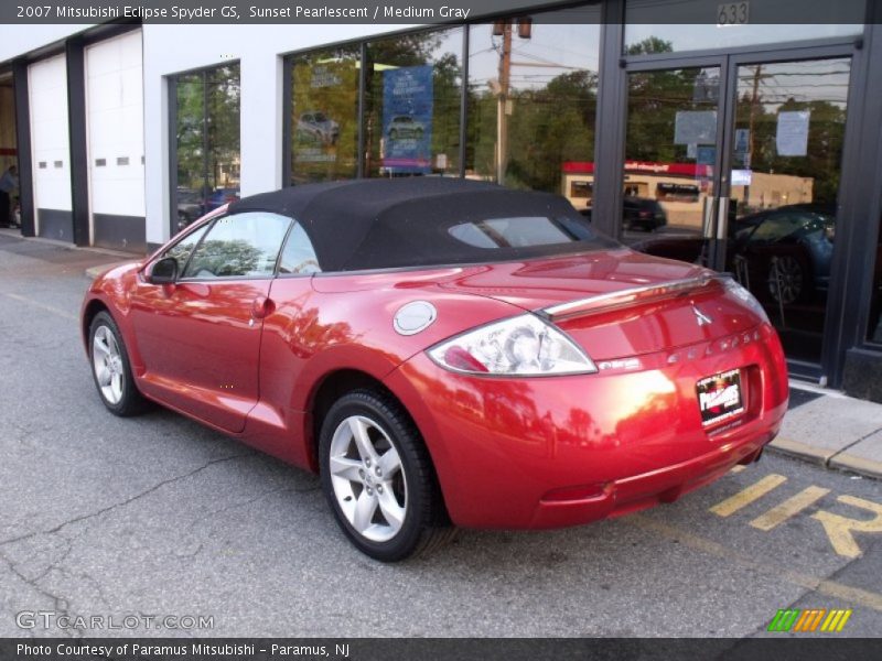 Sunset Pearlescent / Medium Gray 2007 Mitsubishi Eclipse Spyder GS